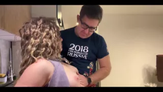 Fucked a Curly-haired Stepdaughter