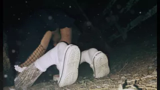 sexy skinny femboy warms up his ass then goes in public forest too anally fuck himself