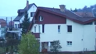 Slutty German blonde wrecked in hot gangbang action