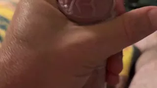 Jerk off and Cum in Condom