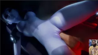 Bald Pussy Widowmaker Gets Her Cunt Fucked, Tight Ass Juno Gets Anal Creampied