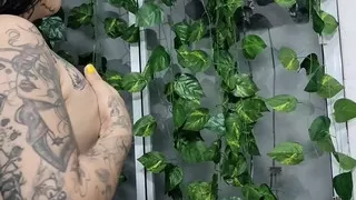 Naughty neighbor touches each other