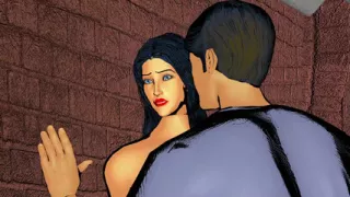 Hot sexy widow woman enjoyed sex in the bathroom