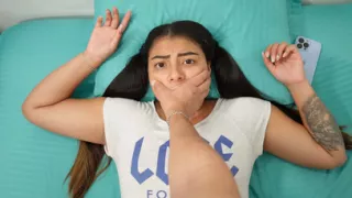 Shh shh DON'T SCREAM! - STEPBRO fucks his STEPSIS when they're home alone