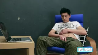 Kinky Brunette Logan S Strokes And Milks His Throbbing Cock!