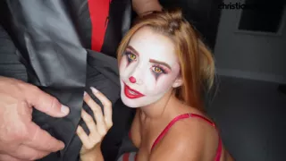 Agatha Vega dressed as a creepy Clown gets fucked hard by