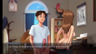 Vivienne office scene - summertime saga