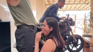 The biker was his cuckold!