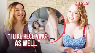 Ersties - Sexy Ladies Nikita & Sarah C Take Turns Fucking Each Other With a Strapon