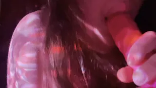 A very chubby girl fulfills any of your whims in the video