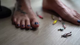 Stepping on Little People with My Barefeet