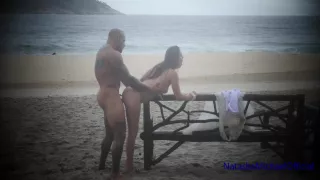 Public Beach Fuck - Real Amateur Couple - Renewing Vows And Beach Sex