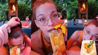 Summer Holiday Blowjob with Cum in Mouth