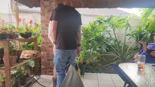 My neighbour likes to share his wife on weekends