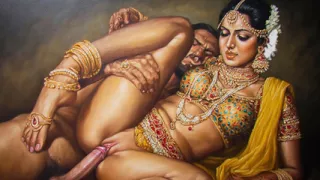 New Wedding Couple Enjoying At Night