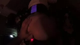 Slut used as female electronic toy for her Master