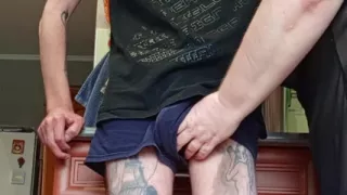 Neighbor Takes a Hard Cock in Her Mouth and Swallows Cum