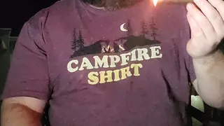 Lightin up a late night cigar