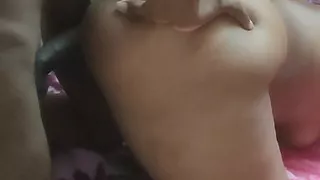 Made sister-in-law a dock and put her completely inside.