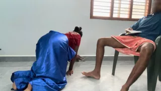 Tamil house owner aunty makes femdom with tamil boy. Armpits, ass and pussy licking video