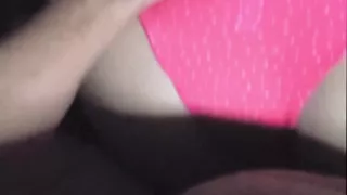 Cuckold Filming Wife Fucking in Panties on All Fours