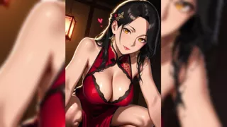 Red Dress Seductive Waifu