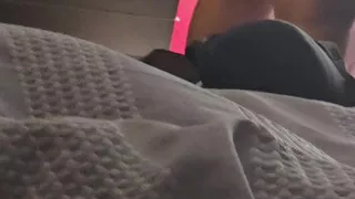 Step mom in panties in front of step son big dick without shame
