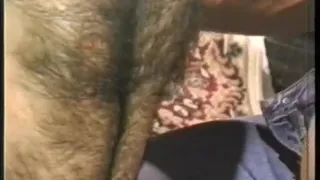 Hot gay guy bends over his lover with legs spread and fucks his asshole