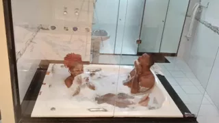 He left work and went to the whirlpool