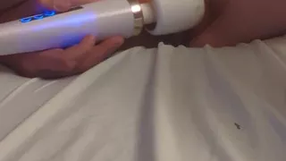 4K Solo Close up Masturbating with a Wand and Cumming Multiple Times - Richelle Rose