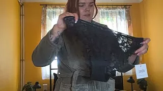 Mom with Big Tits Tries on Lingerie.