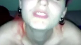 Beautiful gf sucking my dick