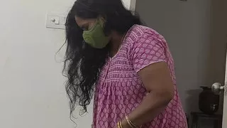 Pervert son in law tricked and fucked his mother in law using a lizard doll