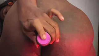 Indian shemale fuck her brownie ass with huge dildo