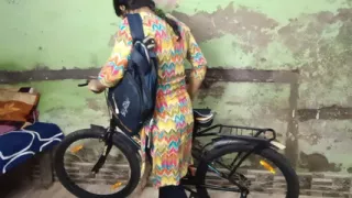 After coming home from college, the desi girl was hard by her boyfriend.