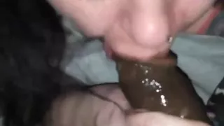 Slut Gives BBC Roadside Blowjob & Pussy