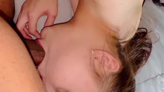 Intense Throat Training by Hung BBC Fan (gagging) Sound up