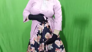 Bengali housewife spends the night with her father-in-law as her husband is not at home