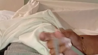 70-year-old MILF stepmother sucking cock, how delicious she puts it all in her mouth