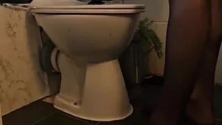 Sissy in Stockings Rides Her Dildo Pt1