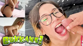 The Blonde Geeky Cumsucker Wants More Cocks