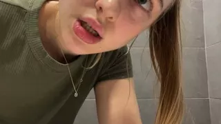 Crazy Squirting in public with big cock