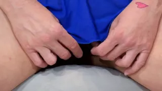 My Blue Dress... and Pussy and Nipples!