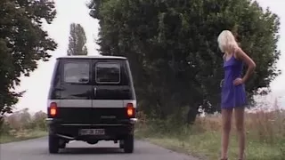 Horny Blonde Woman Gets Fucked Really Horny Outdoors in the Car - Horny Shaved Pussy