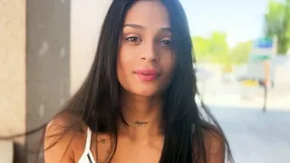 Thin Colombian Breiny Zoe Caught On The Street