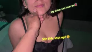 I have risky sex and labored breathing with my stepsister while my wife is not home