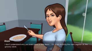 Jenny college girl friend summertime Saga 4k