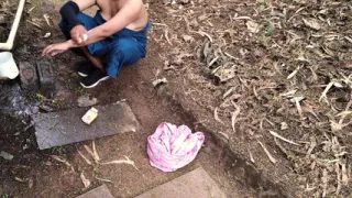 Village indian aunty takes a Nude bath and looking Hot and sexsy