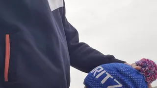 A Guy Gives a Blowjob to a Guy with a Big Cock Outdoors Until He Gives Him a Good Facial