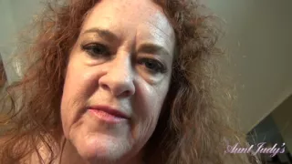 Auntjudys - Your Horny Mature Redhead Step-aunt Mrs. Ginger Gives You a Handjob (pov)